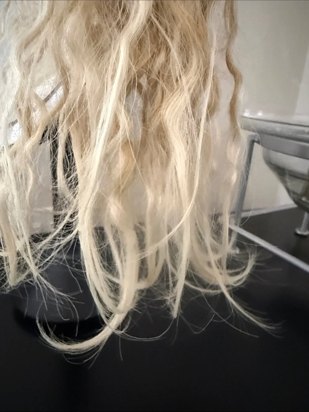 Blonde Curly Clip-In Hair Extension - Natural Wave
